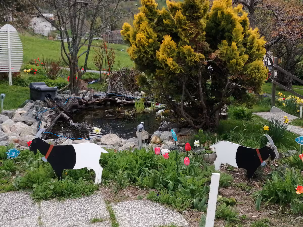 Garten und Liegewiese beim Haus Fortuna